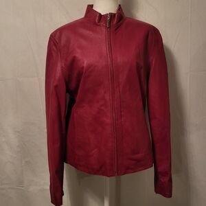 Wilsons Red Leather Jacket